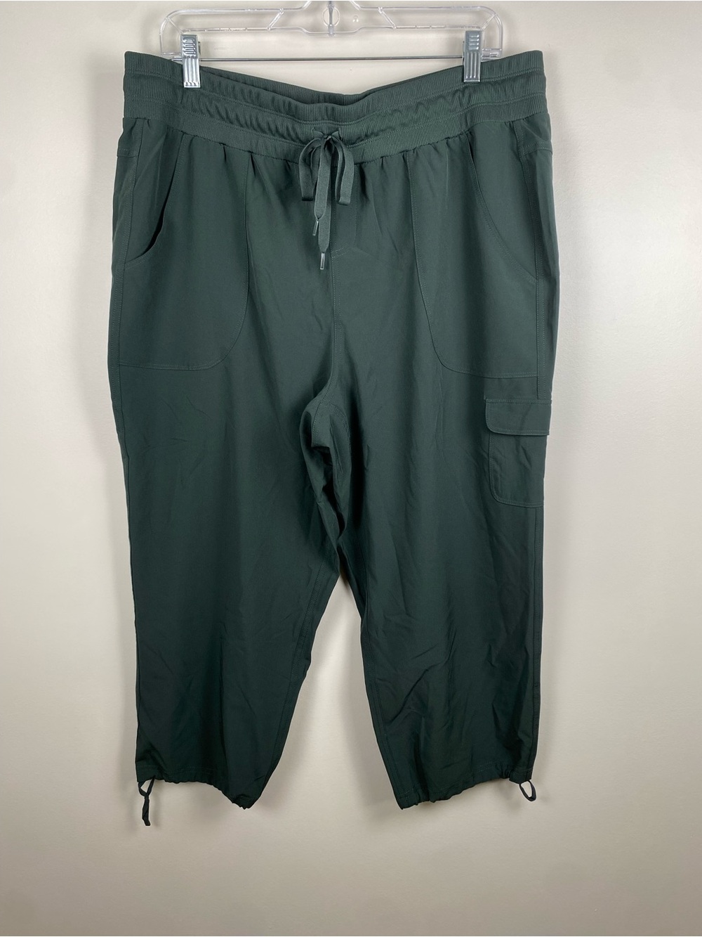 RBX Drawstring Cargo Jogger Pants Green XL